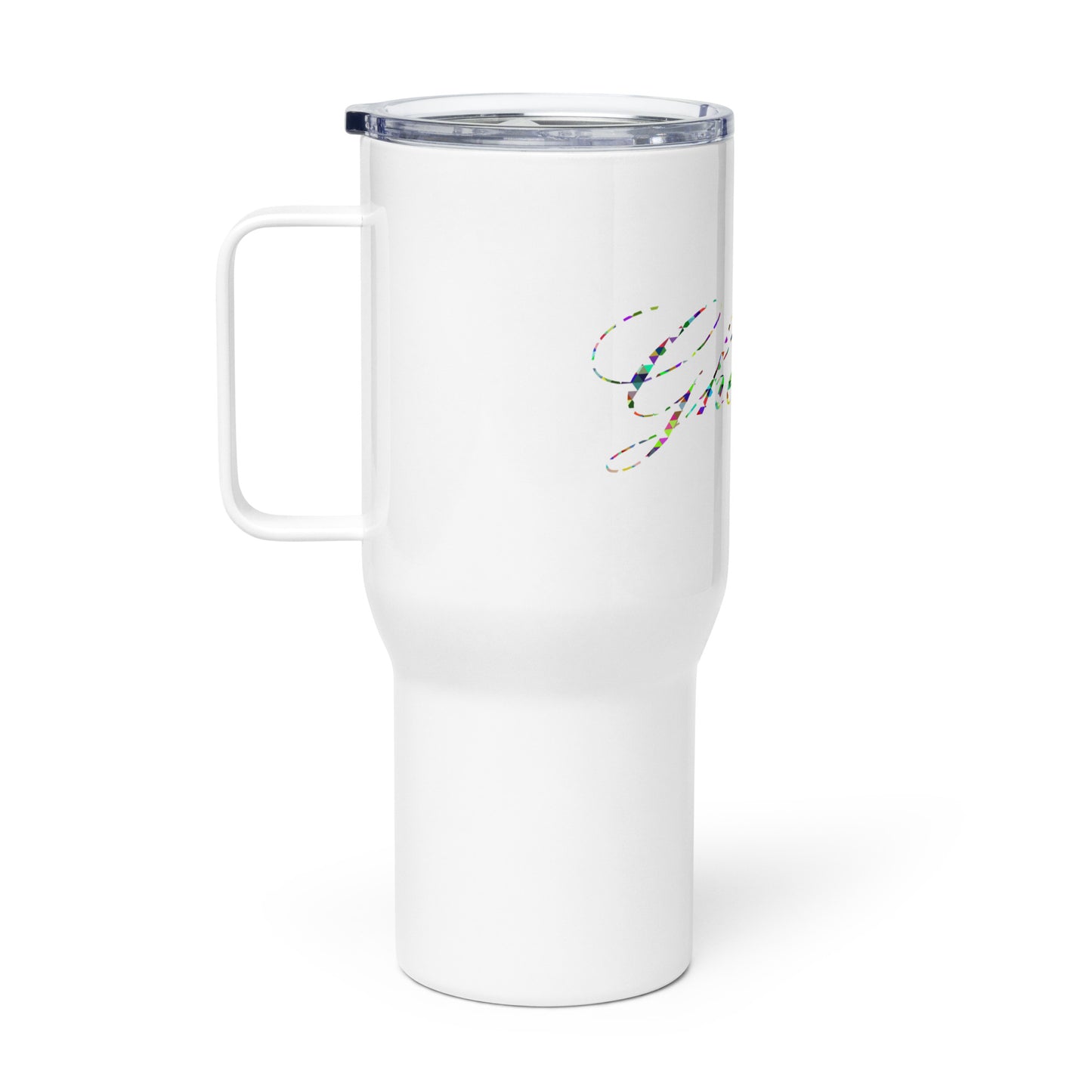 Classic Ghetteaux in PrisimMulti Travel Mug w/ handle