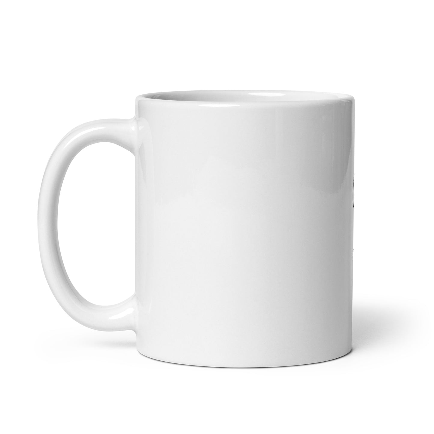 Classic Ghetteaux in Black on White Glossy 15oz Mug